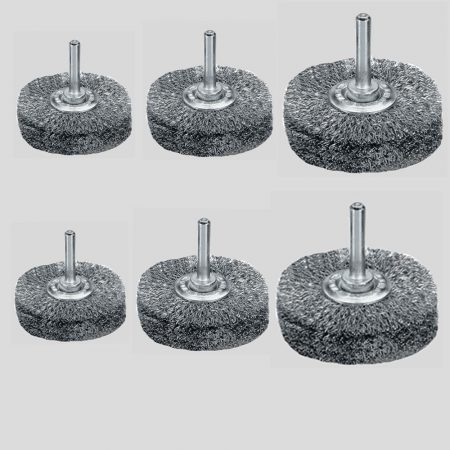 Stål Rundbørster med skaft