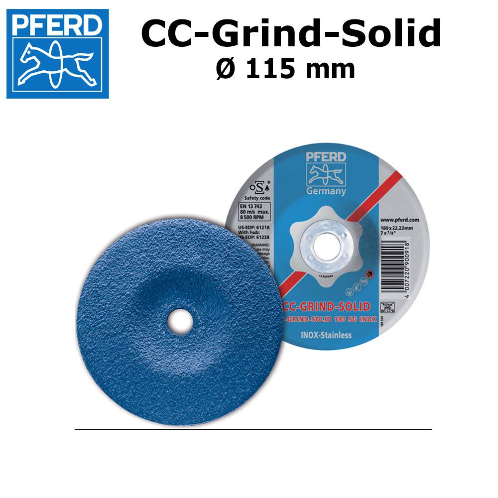 CC Grind Solid Rustfri 115