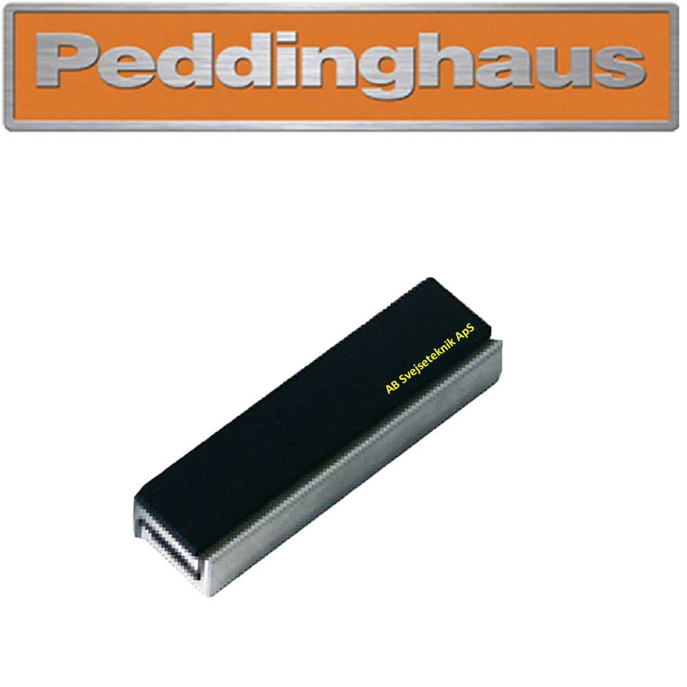 Magnetisk aluminiumsbakke gummibelagt120 mm