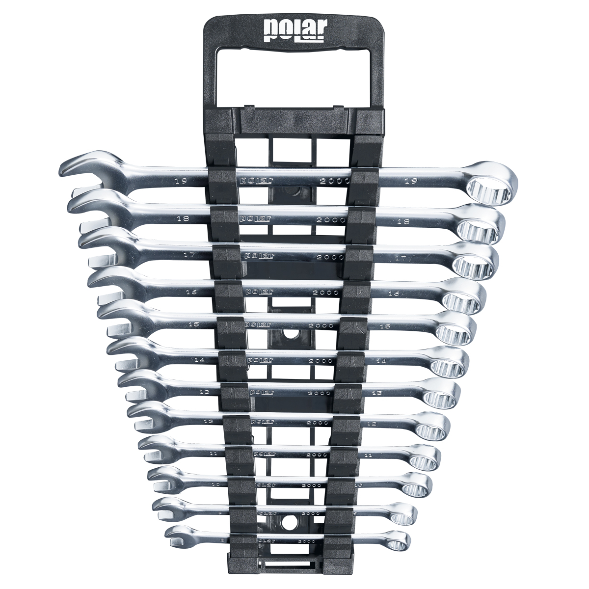 absvejs.dk - polar tools - Nøglesæt 12 dele - 8-19 mm