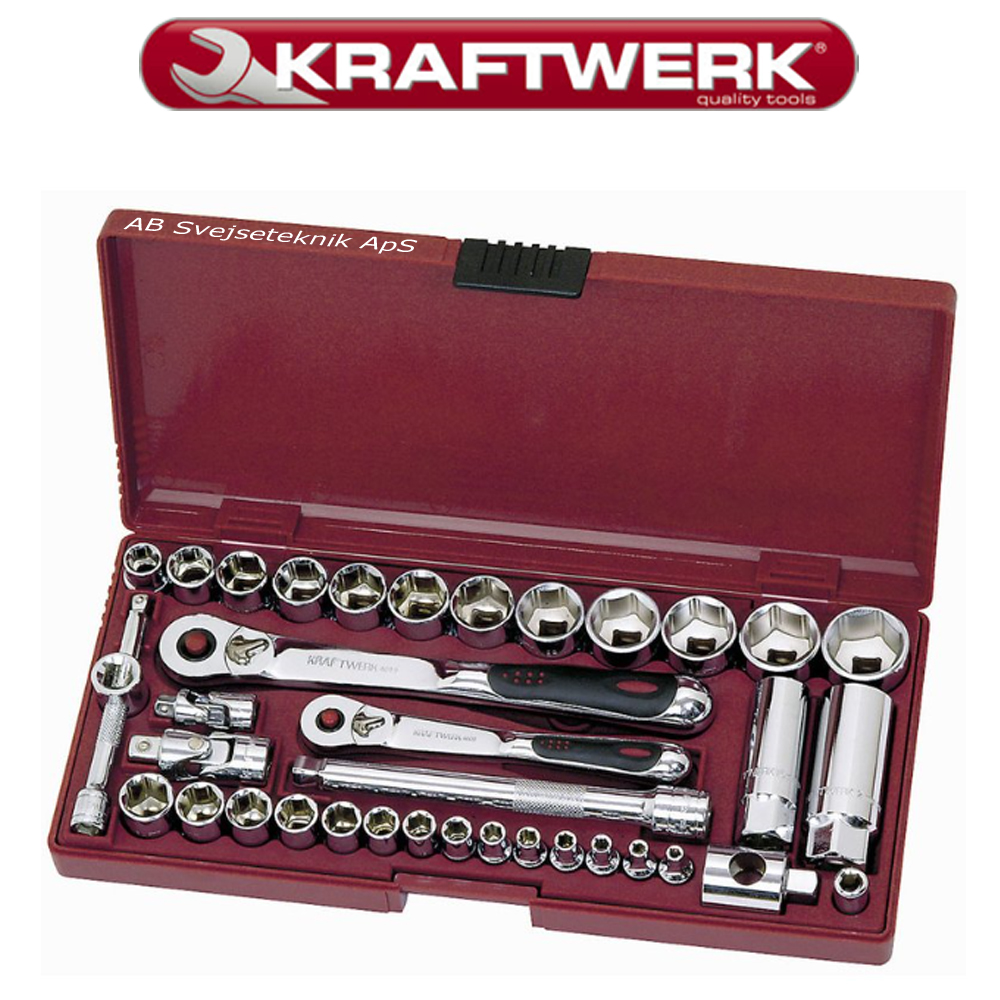 Skraldenøglesæt 4045 1.4+3.8 37 dele